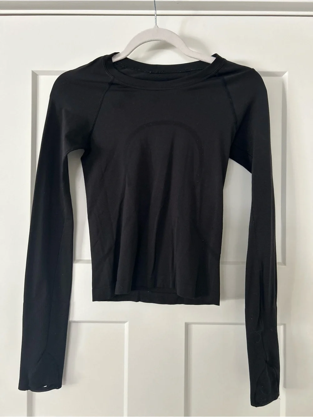 lululemon swiftly tech Black Long-Sleeve Athletic Tee